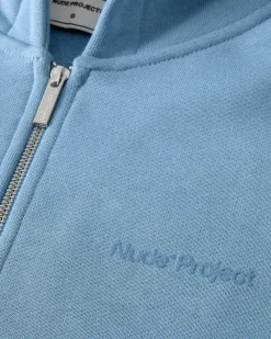 Nude Project Sudadera Con Cremallera God is a DJ Azul New