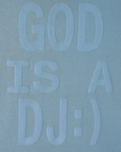 Nude Project Sudadera Con Cremallera God is a DJ Azul New