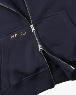 Nude Project Sudadera Con Cremallera Global Soon Azul Marino Sale