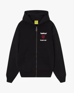 Nude Project Sudadera Con Cremallera Heartbroken Negra Outlet