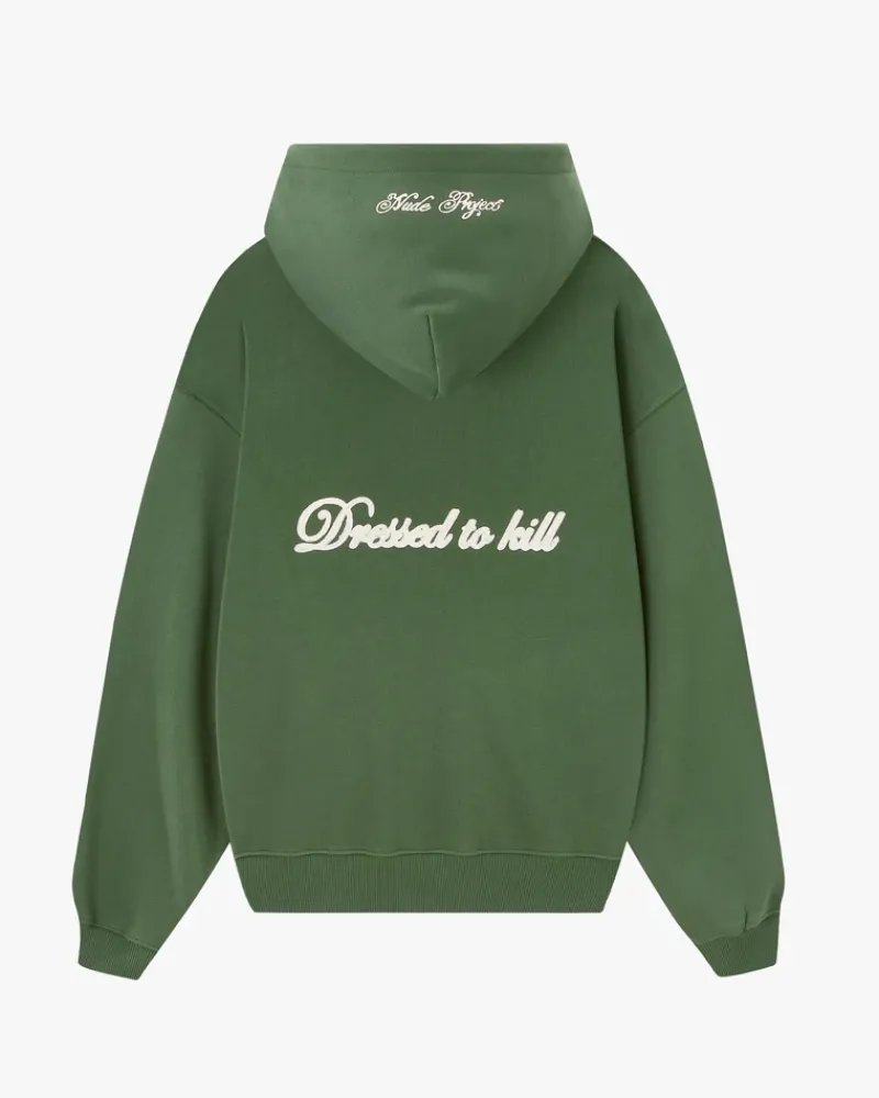 Nude Project Sudadera Con Cremallera Kill Bill Verde Sale