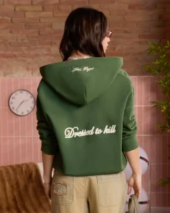 Nude Project Sudadera Con Cremallera Kill Bill Verde Sale
