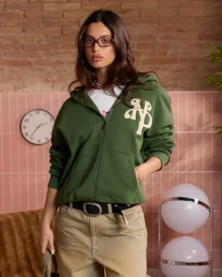 Nude Project Sudadera Con Cremallera Kill Bill Verde Sale