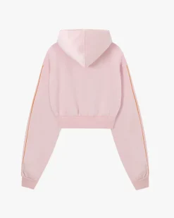 Nude Project Sudadera Cropped Varsity Rosa Outlet