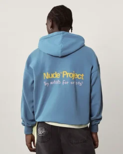 Nude Project Sudadera Cult Kid Azul Piedra New