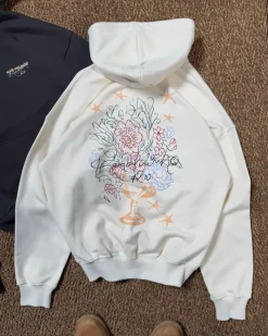 Nude Project Sudadera Cups Blanco Crema New