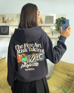 Nude Project Sudadera Fine Art Gris Oscuro Hot