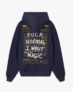 Nude Project Sudadera Fuck Normal Azul Marino
