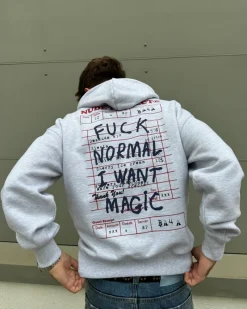 Nude Project Sudadera Fuck Normal Gris Discount