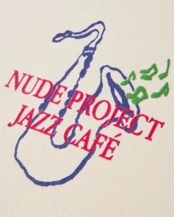Nude Project Sudadera Jazz Café Blanco Crema Outlet