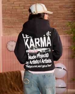 Nude Project Sudadera Karma Gris Oscuro Best