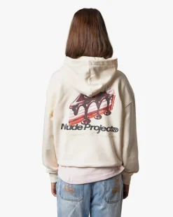 Nude Project Sudadera La Tarte Blanco Crema Clearance