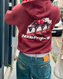 Nude Project Sudadera La Tarte Granate Sale