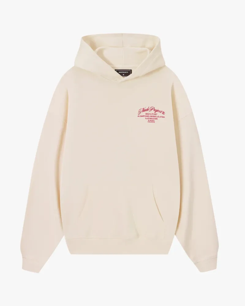 Nude Project Sudadera Locally Hated Blanco Crema New