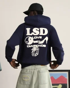 Nude Project Sudadera Love SD Azul Marino Washed Discount
