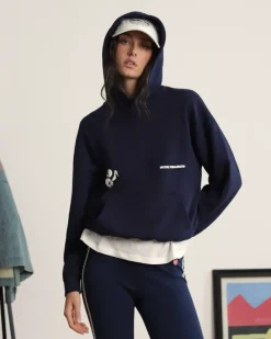 Nude Project Sudadera Love SD Azul Marino Washed Discount