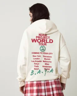 Nude Project Sudadera Nude Tour Blanco Crema Best