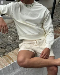 Nude Project Sudadera Sin Capucha Blanco Crema Best