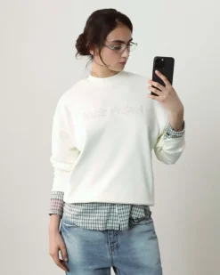 Nude Project Sudadera Sin Capucha Blanco Crema Best