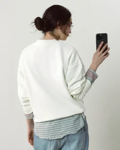 Nude Project Sudadera Sin Capucha Blanco Crema Best