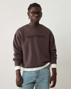 Nude Project Sudadera Sin Capucha Brun Chocolate