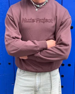 Nude Project Sudadera Sin Capucha Brun Chocolate