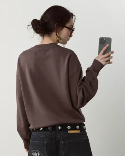 Nude Project Sudadera Sin Capucha Brun Chocolate