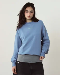 Nude Project Sudadera Sin Capucha Cult Kid Azul Piedra Outlet