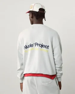 Nude Project Sudadera Sin Capucha Cult Kid Blanco Crema Online