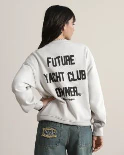 Nude Project Sudadera sin Capucha Gris Hot