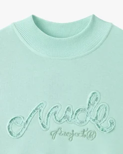 Nude Project Sudadera Sin Capucha Lacy Cropped Verde Sale