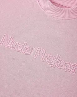 Nude Project Sudadera Sin Capucha Rosa Best