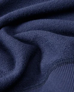 Nude Project Sudadera Sin Capucha Varsity Azul Marino New