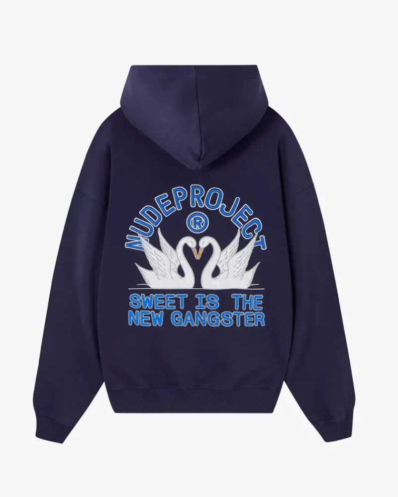 Nude Project Sudadera Swans Azul Marino Best