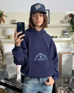 Nude Project Sudadera Swans Azul Marino Best