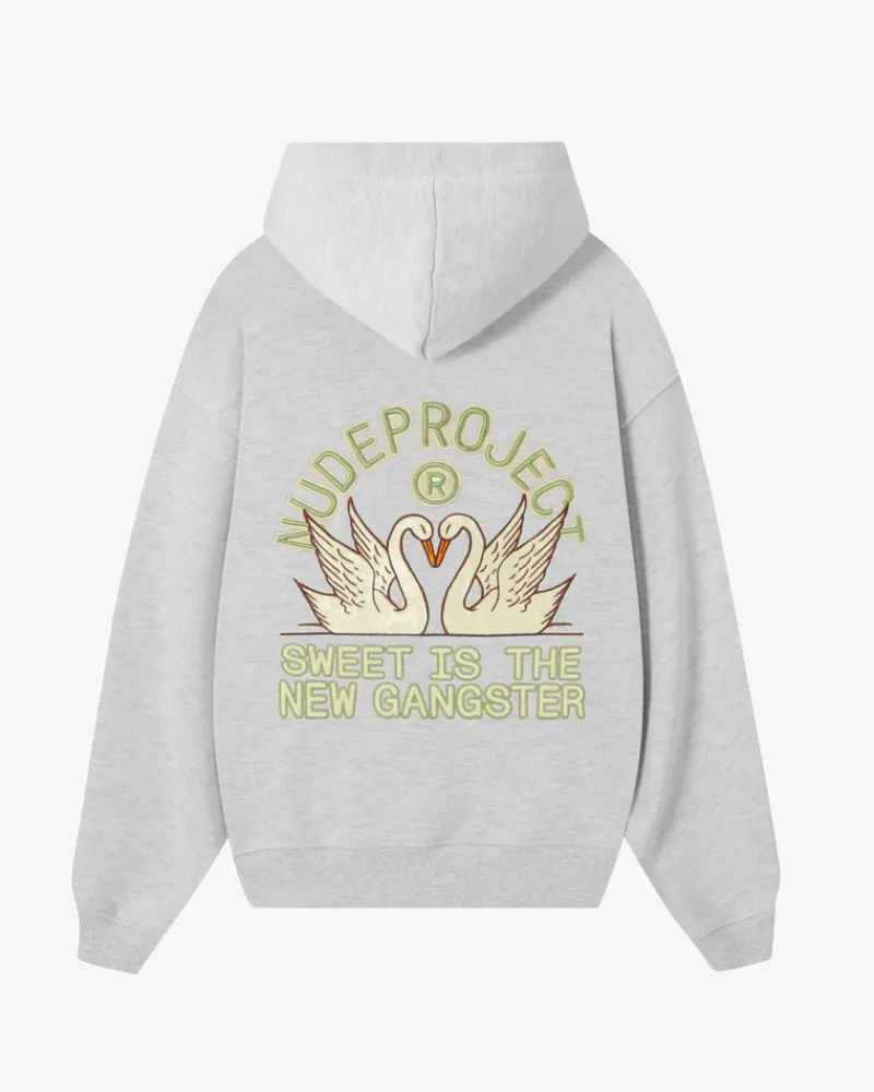 Nude Project Sudadera Swans Gris New