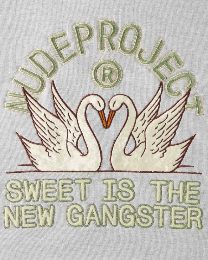 Nude Project Sudadera Swans Gris New