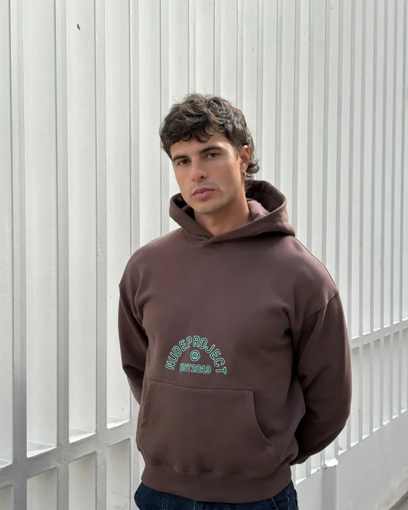 Nude Project Sudadera Swans Marrón Outlet