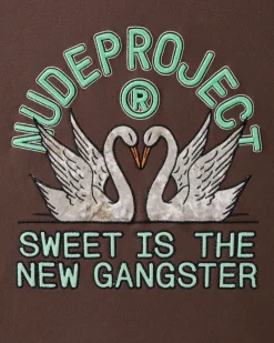 Nude Project Sudadera Swans Marrón Outlet