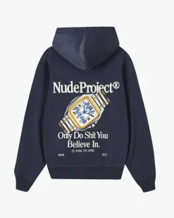 Nude Project Sudadera Time Azul Marino Online