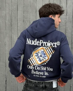 Nude Project Sudadera Time Azul Marino Online