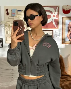 Nude Project Sudadera Typa Day Gris Oscuro Clearance