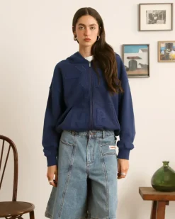Nude Project Sun Zipper Navy Sale