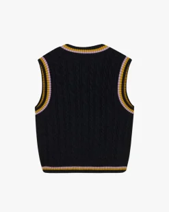 Nude Project Sunday Knit Vest Blue Hot