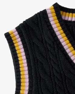 Nude Project Sunday Knit Vest Blue Hot
