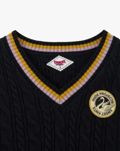Nude Project Sunday Knit Vest Blue Hot