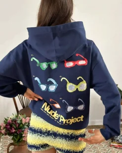 Nude Project Sunglasses Hood Navy Discount