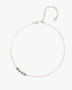 Nude Project Sweet Pearl Necklace Silver Online