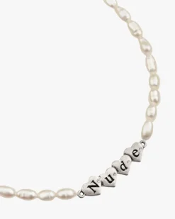 Nude Project Sweet Pearl Necklace Silver Online