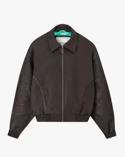 Nude Project "The" Leather Jacket Marrón Hot